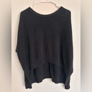 Wilfred Black Poncho Sweater
